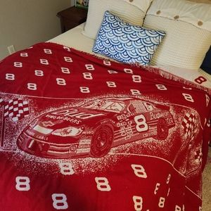 Vintage Nascar #8 Budweiser Dale Earnhardt Jr blanket/throw